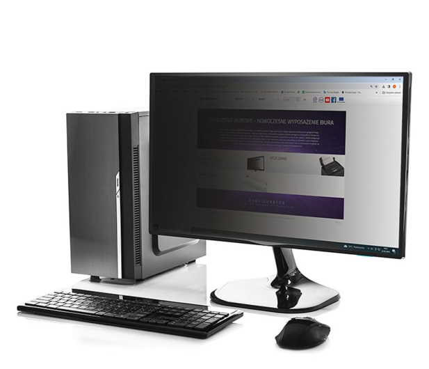Qoltec Filtr prywatyzujący 23.8" | 16:9 - 1243541 - zdjęcie 2
